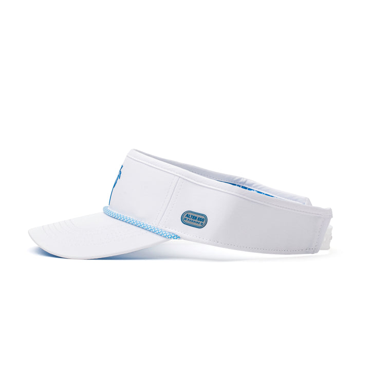 Visor Splash White Blue Palm