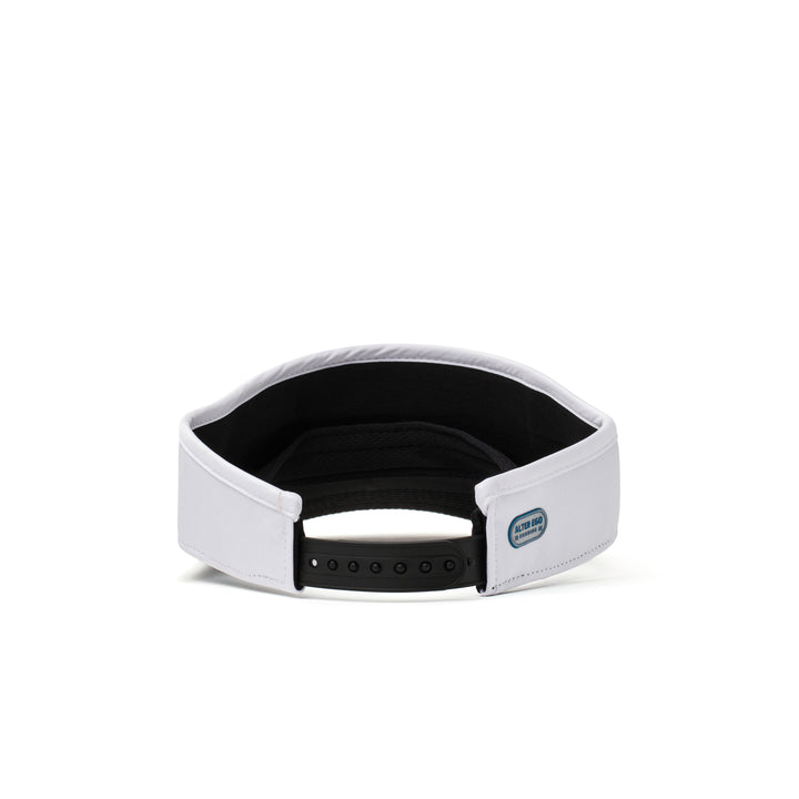 Visor Splash White Black Palm