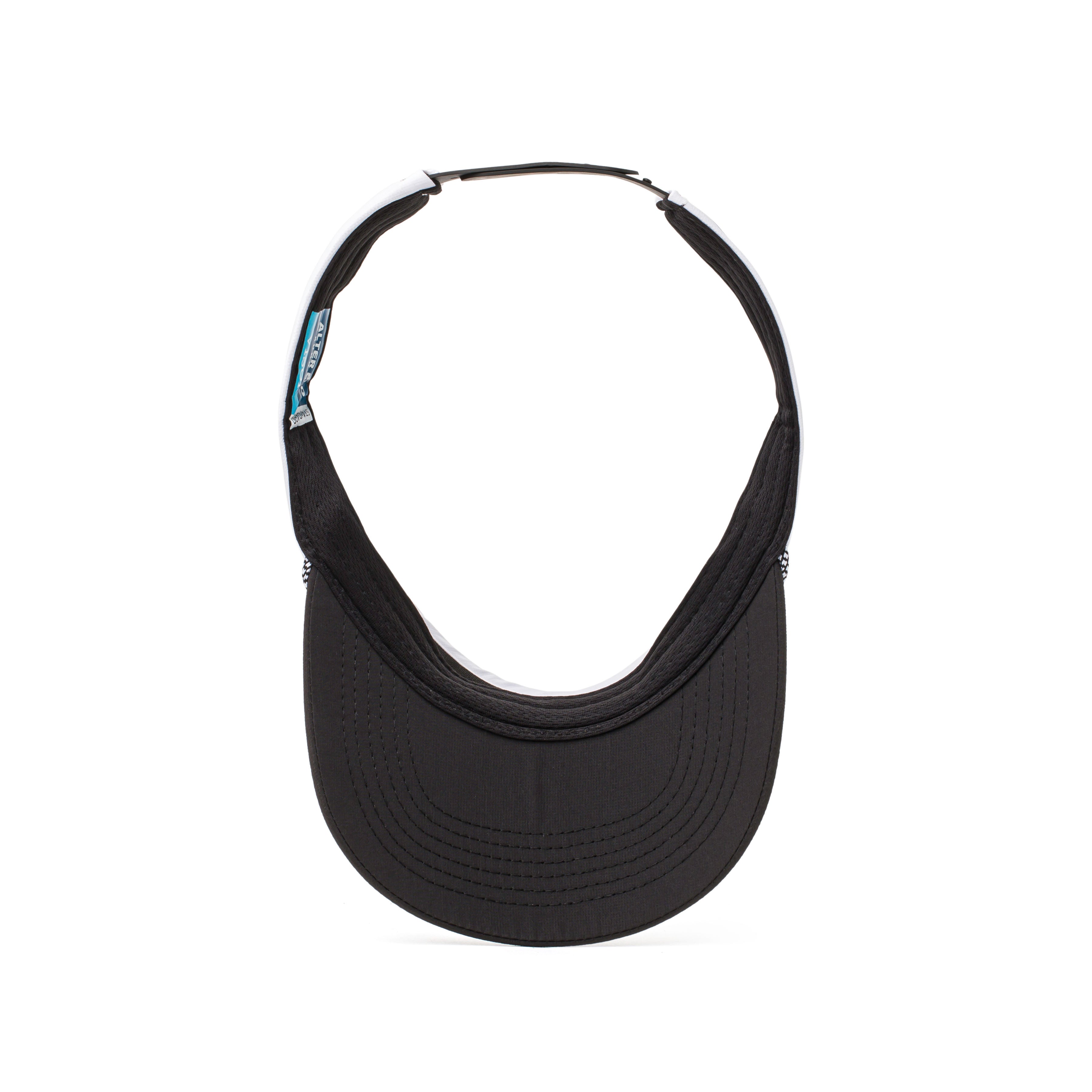 Visor Splash White Black Palm