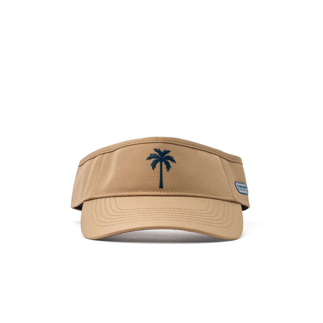 Visor Splash Khaki Navy Palm