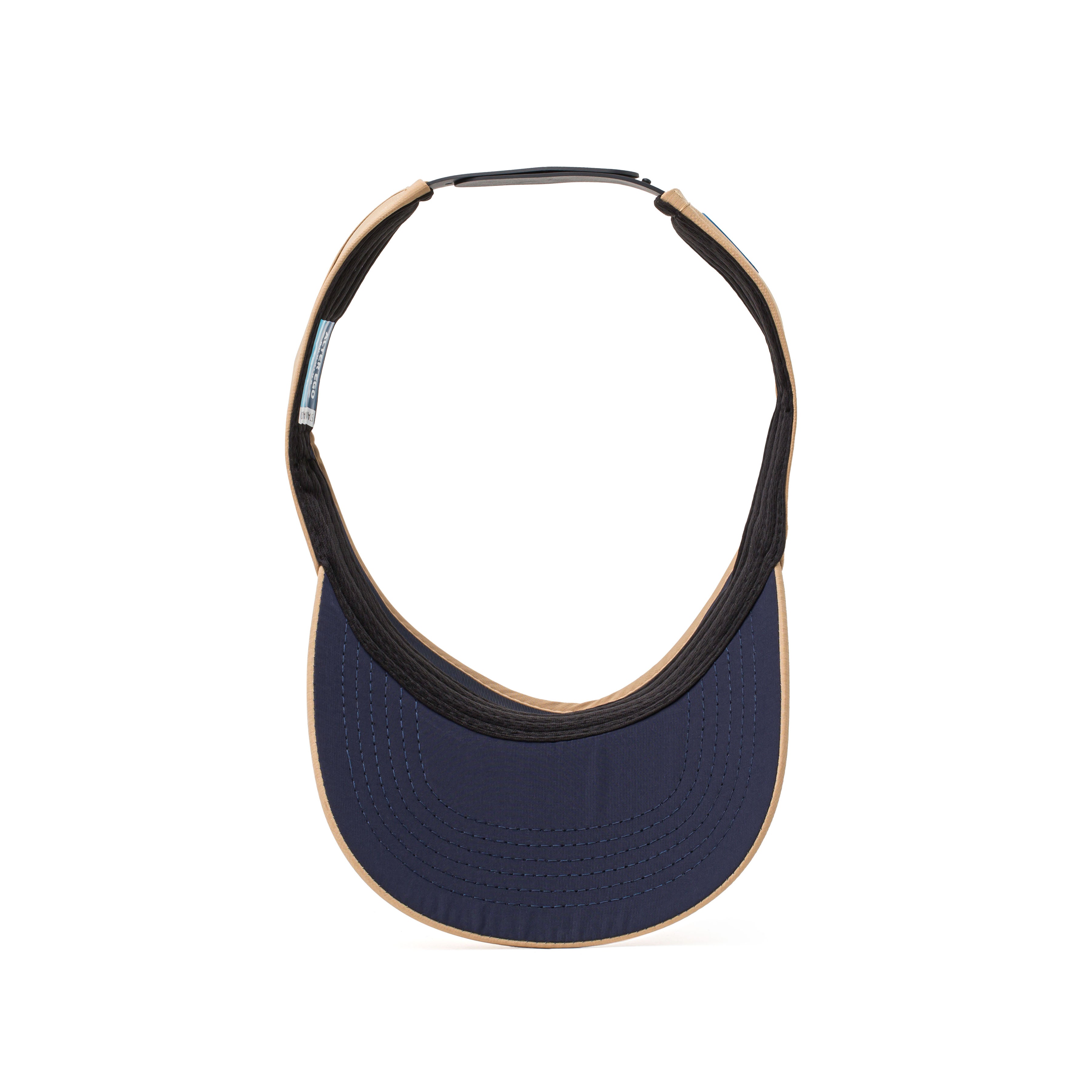 Visor Splash Khaki Navy Palm