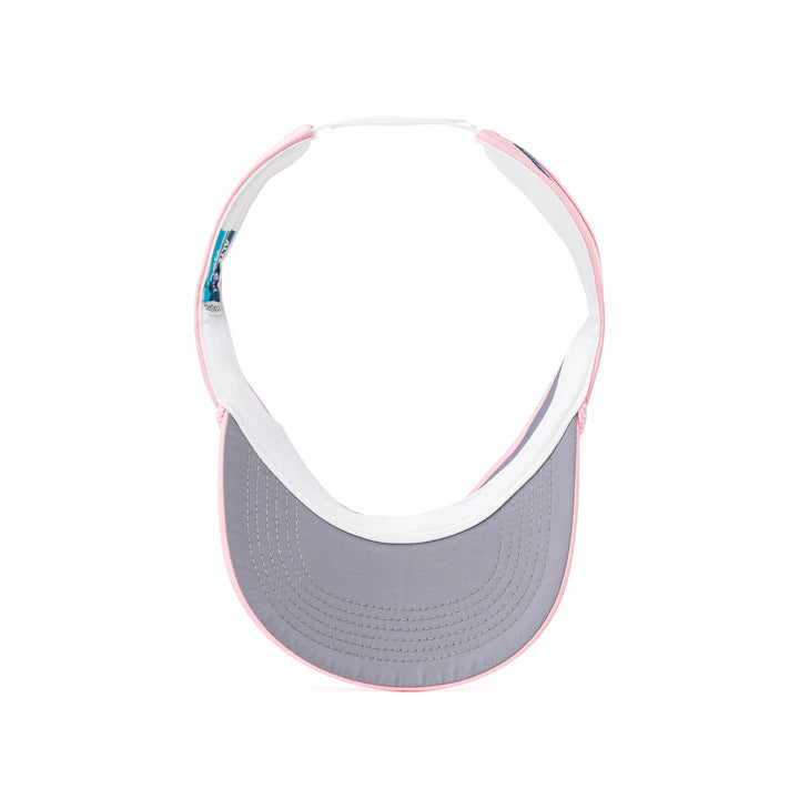 Visor Splash Pink White Palm