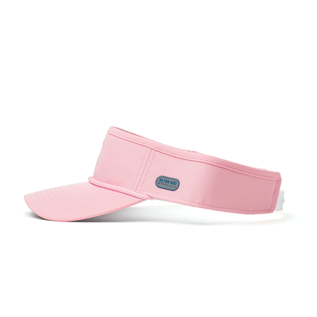 Visor Splash Pink White Palm