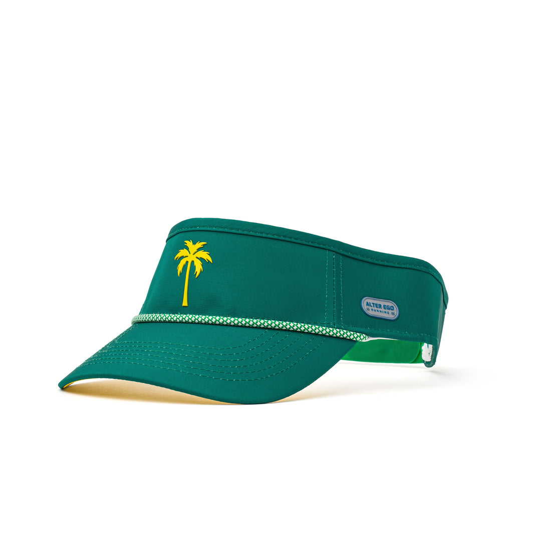 Visor Splash Green Yellow Palm