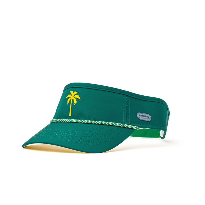 Visor Splash Green Yellow Palm