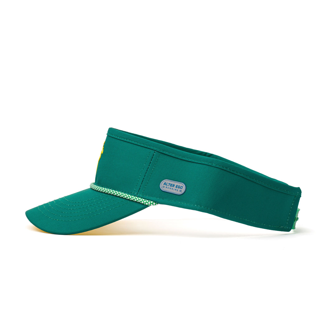 Visor Splash Green Yellow Palm