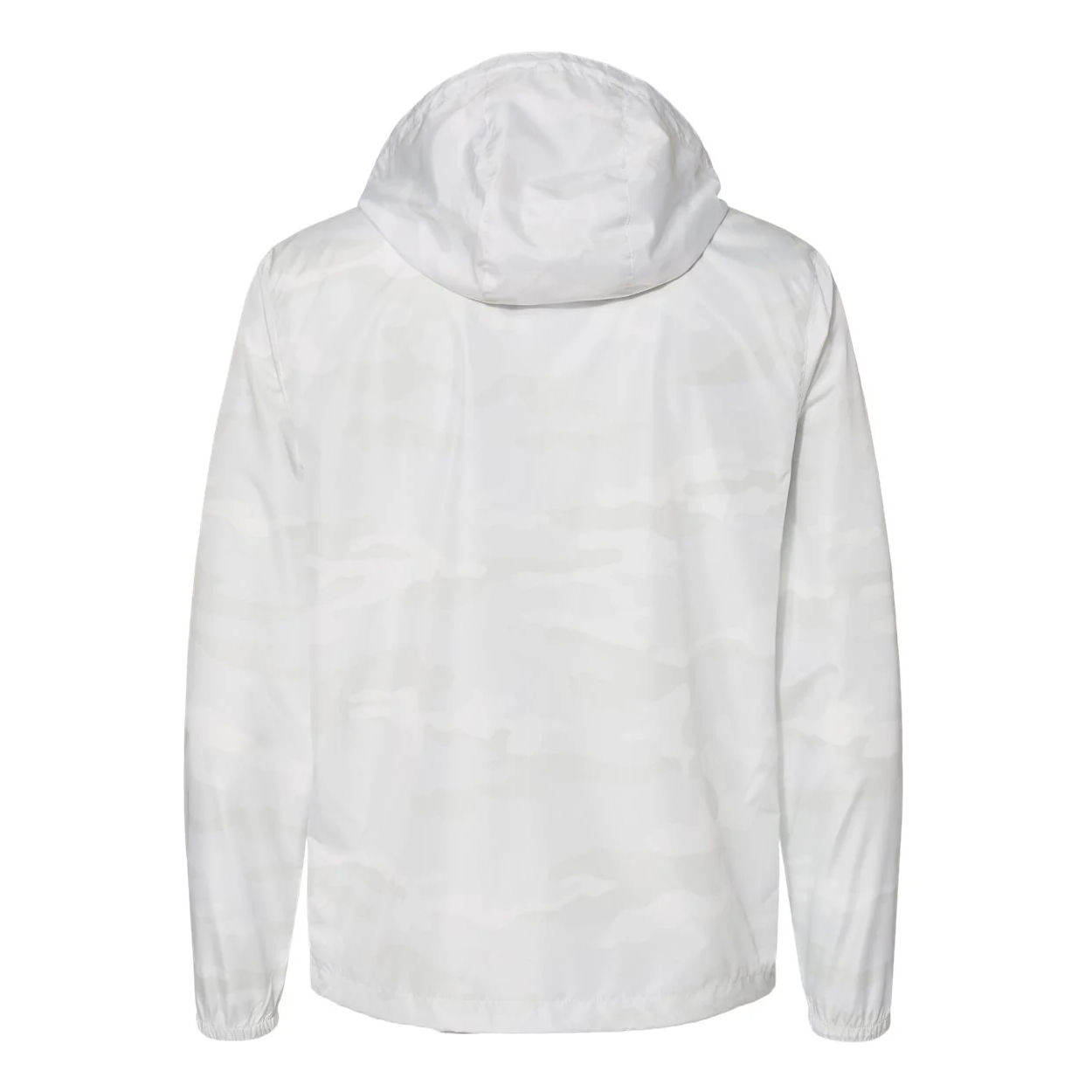 Lightweight Packable Windbreaker White Camo