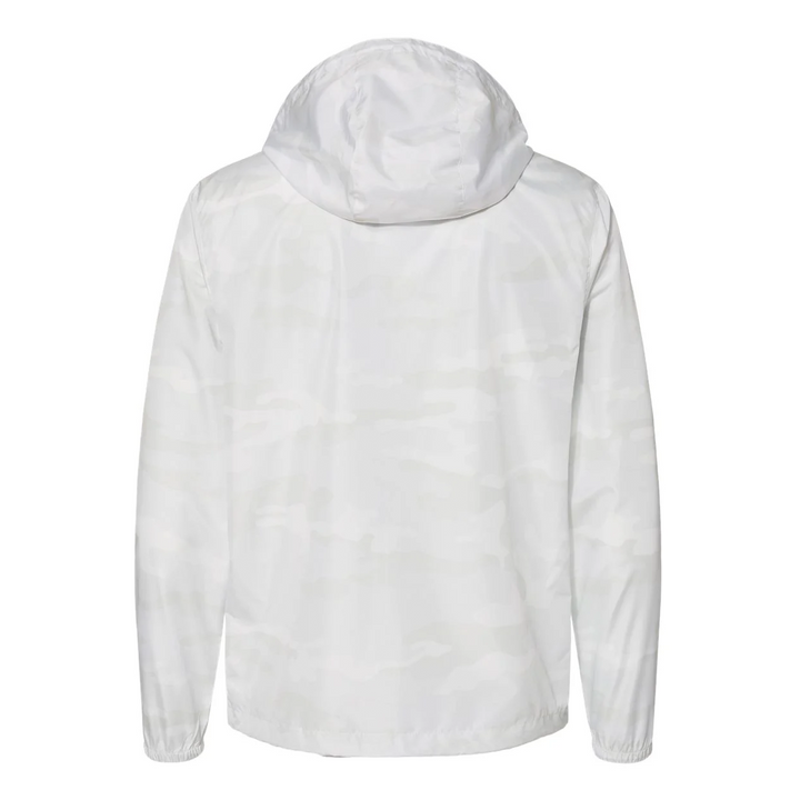 Lightweight Packable Windbreaker White Camo