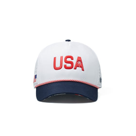 Coaster Splash USA White Navy Palm