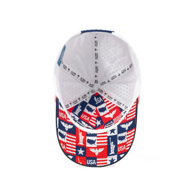 Coaster Splash USA White Navy Palm