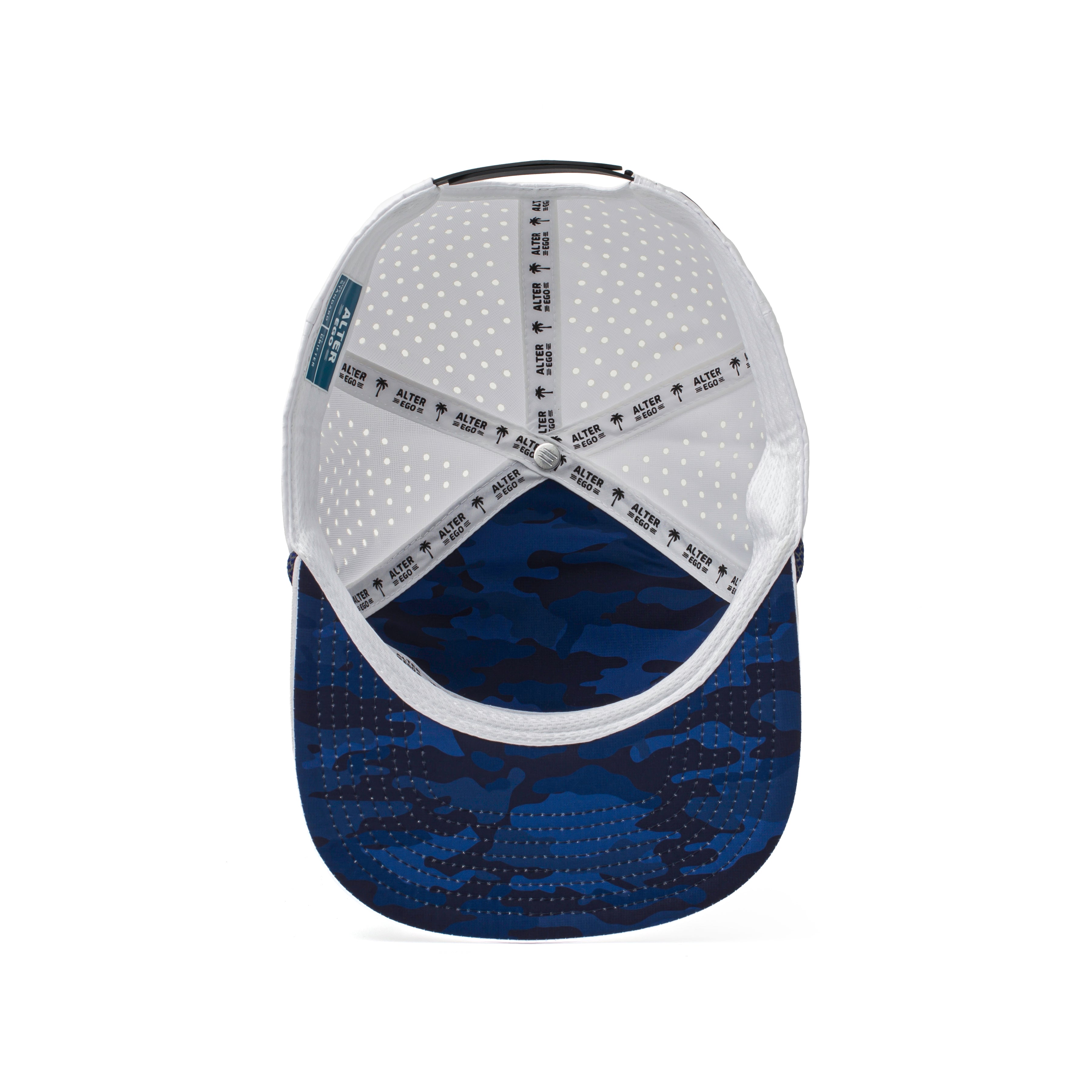 Drifter Splash White Nautical Camo Flag