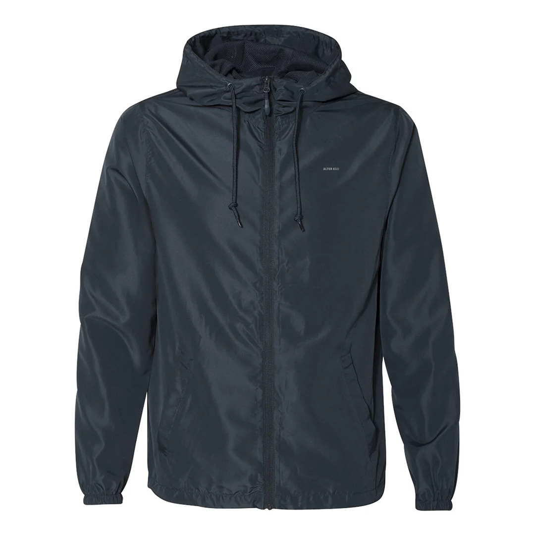 Lightweight Packable Windbreaker Navy