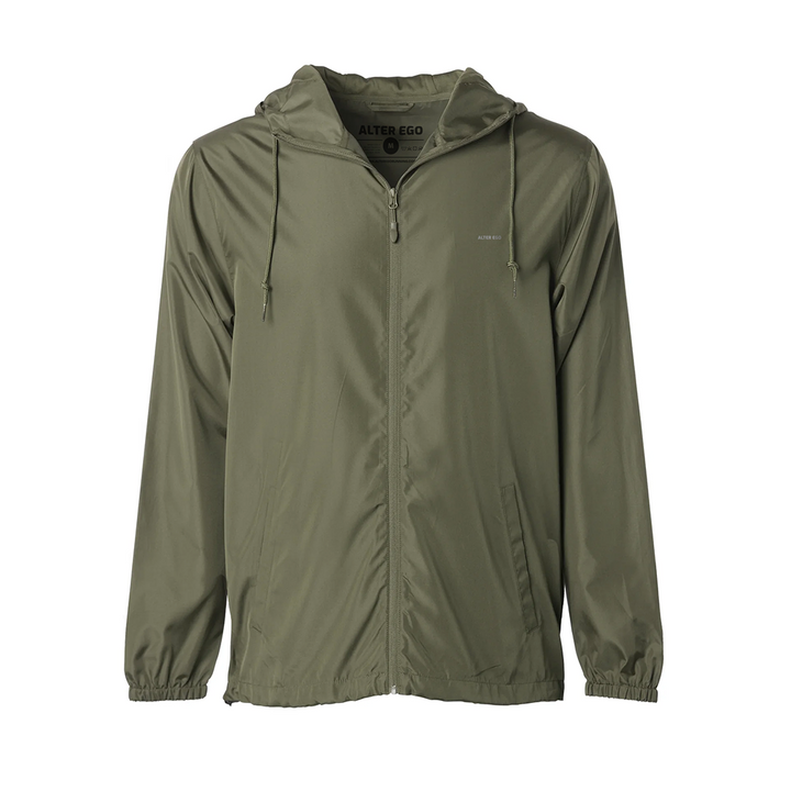 Lightweight Packable Windbreaker Forest Green