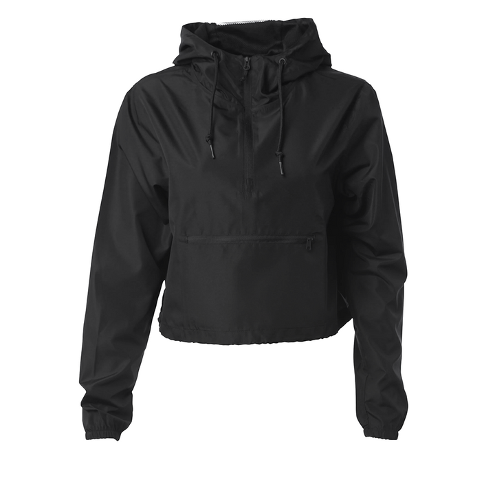 Lightweight Crop Windbreaker (Women’s) Black
