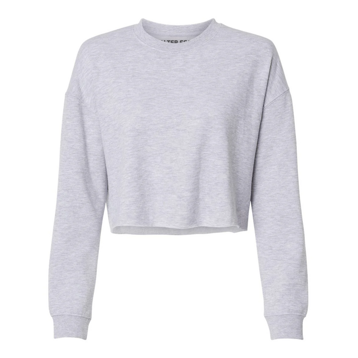 Cropped Crew Neck (Women's) Gray