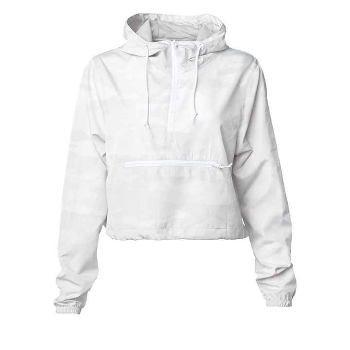 Lightweight Crop Windbreaker (Women’s) White Camo