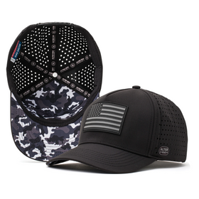 Coaster Splash Black Silver Flag