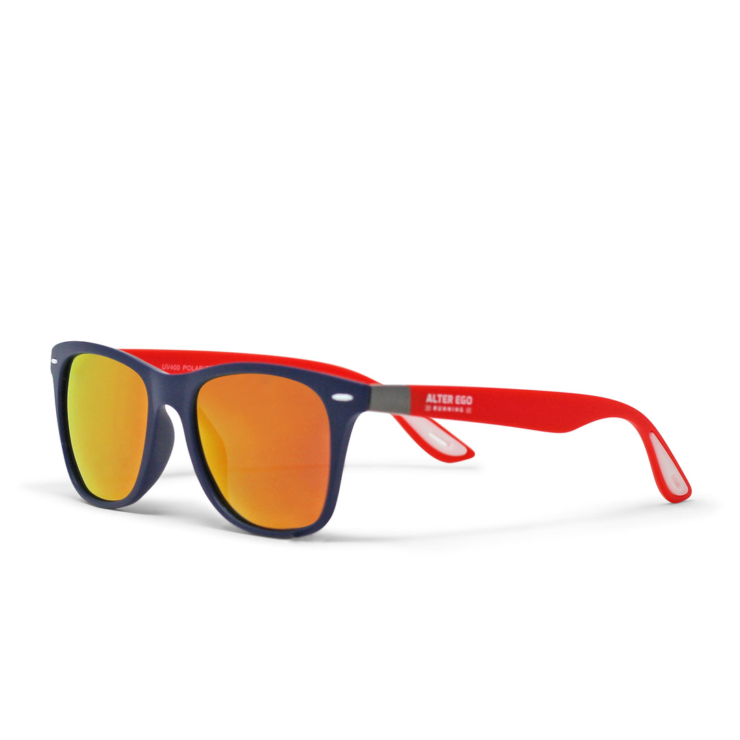 Run Sunnies - RWB Frame | Red Polarized Lenses | White Elements