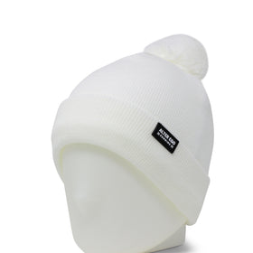 Snowbird Beanie With Pom - White