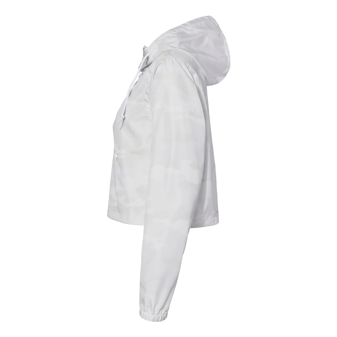 Lightweight Crop Windbreaker (Women’s) White Camo