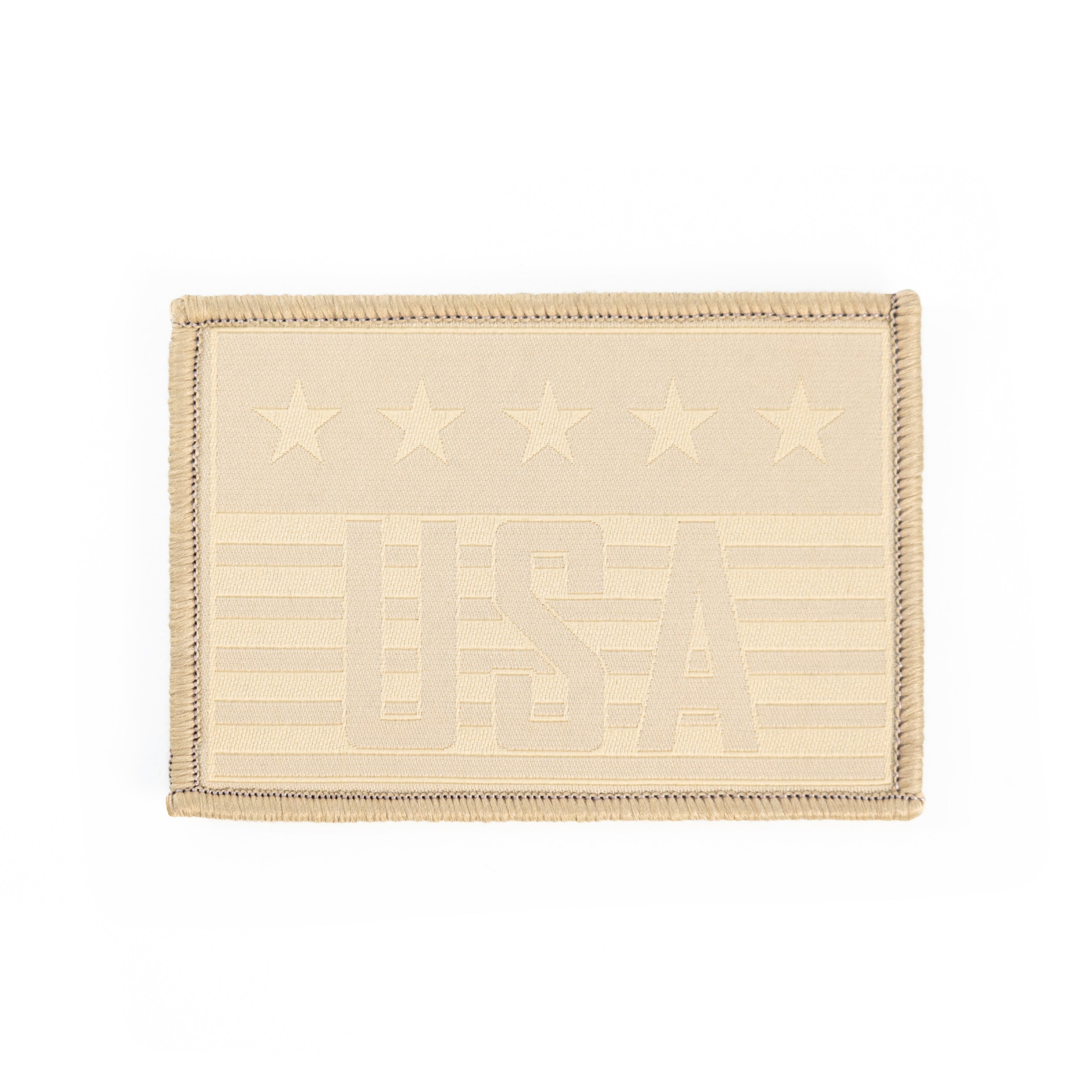 USA Khaki Woven Patch