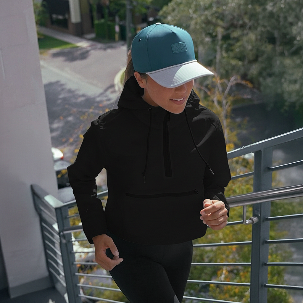 Lightweight Crop Windbreaker (Women’s) Black