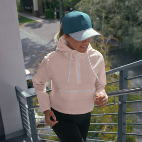 Lightweight Crop Windbreaker (Women’s) Soft Pink