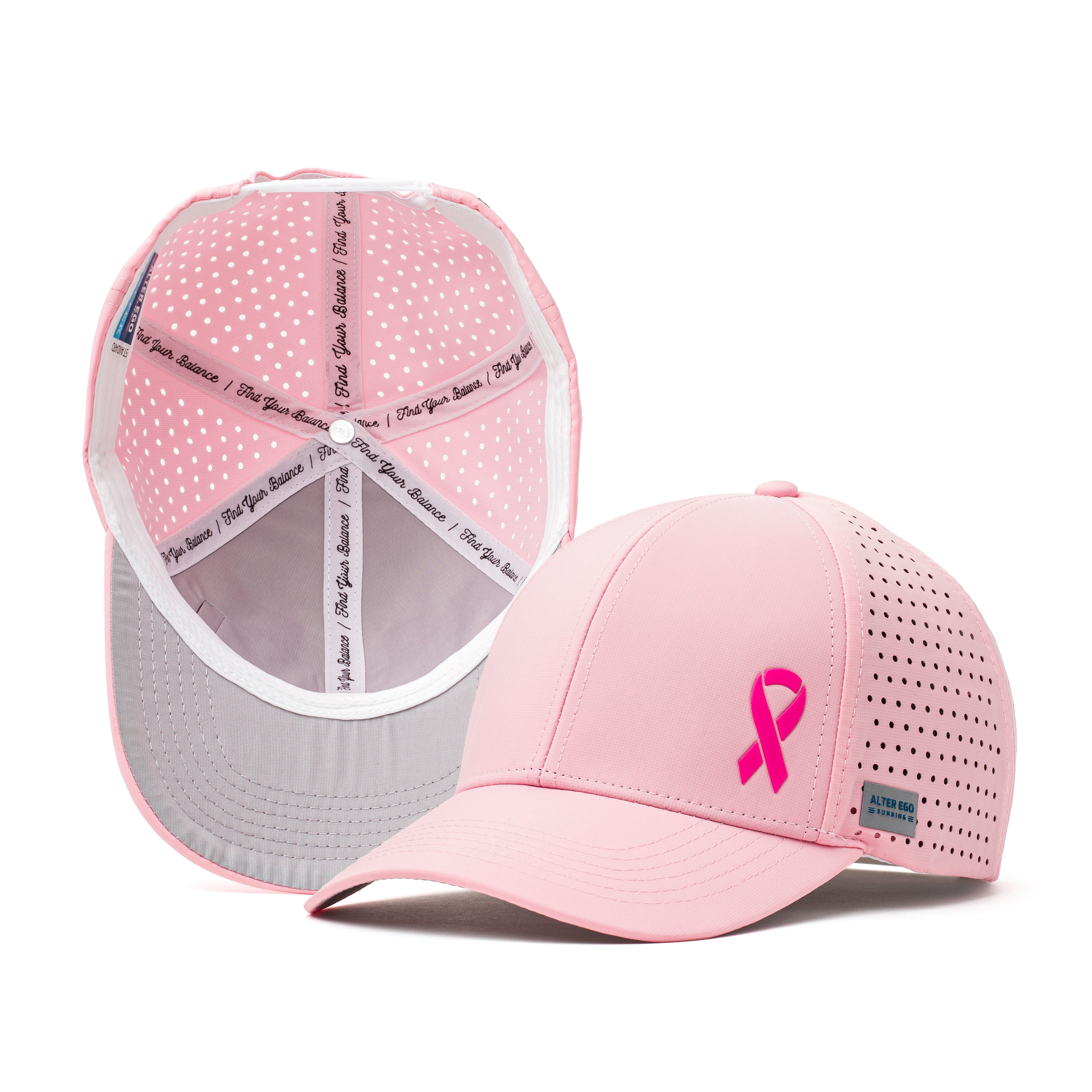 Pink ribbon hat on sale