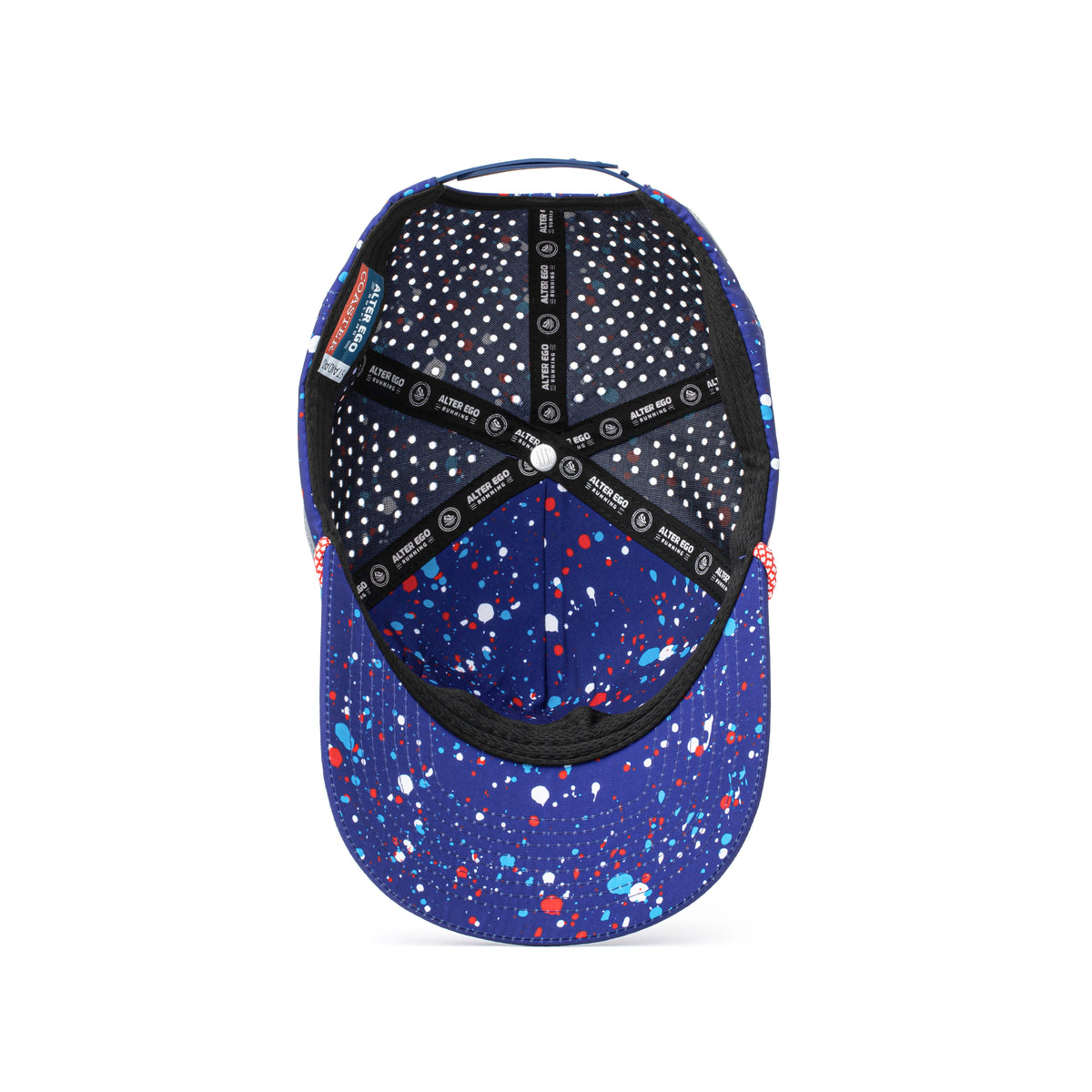 Coaster Splash USA Indigo Paint Splatter