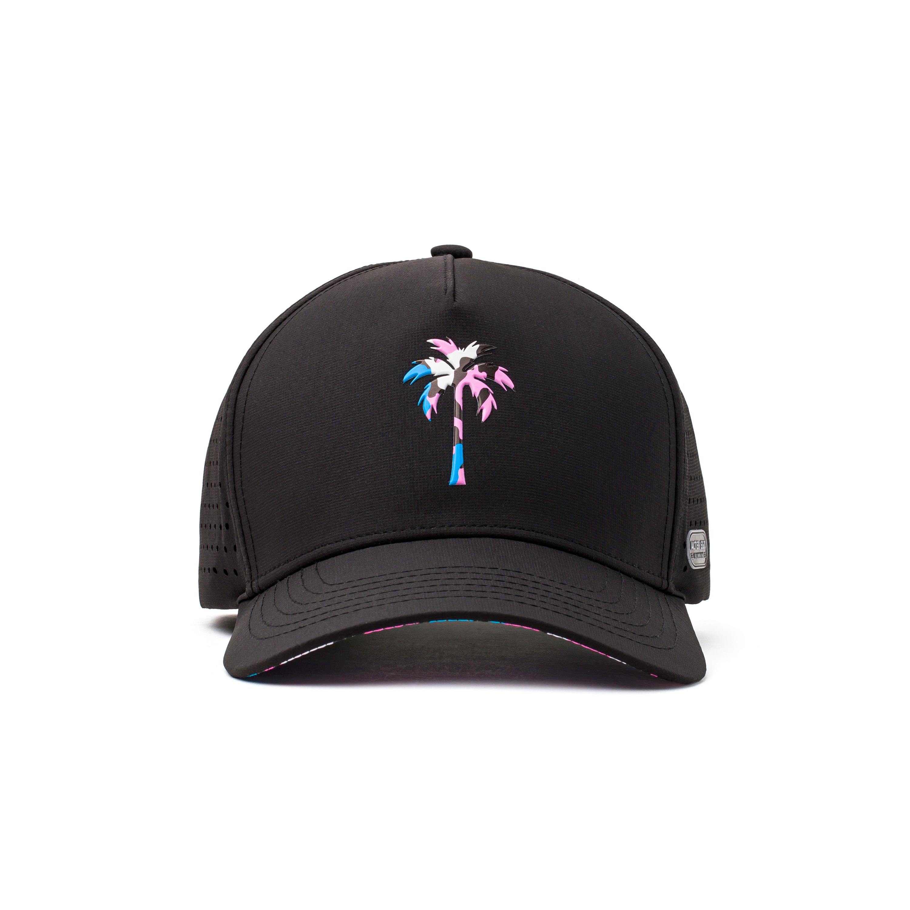 Coaster Splash Black Teal Pink Camo Palm