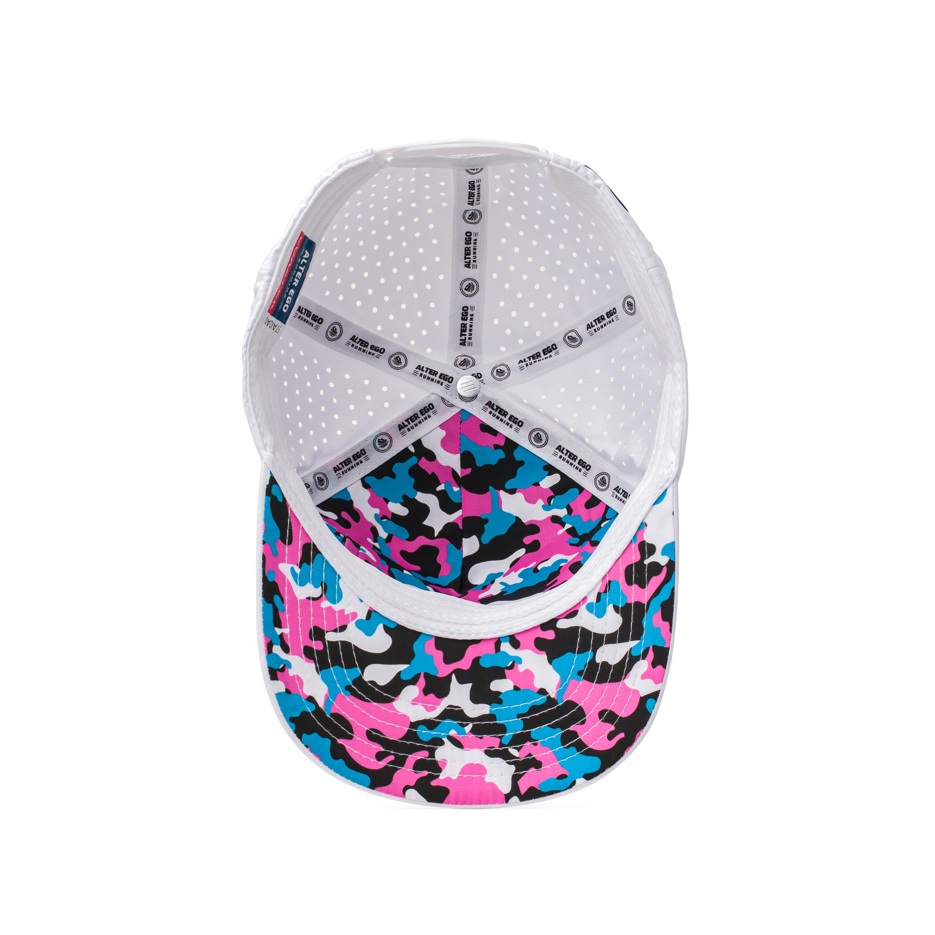 Coaster Splash White Teal Pink Camo Palm