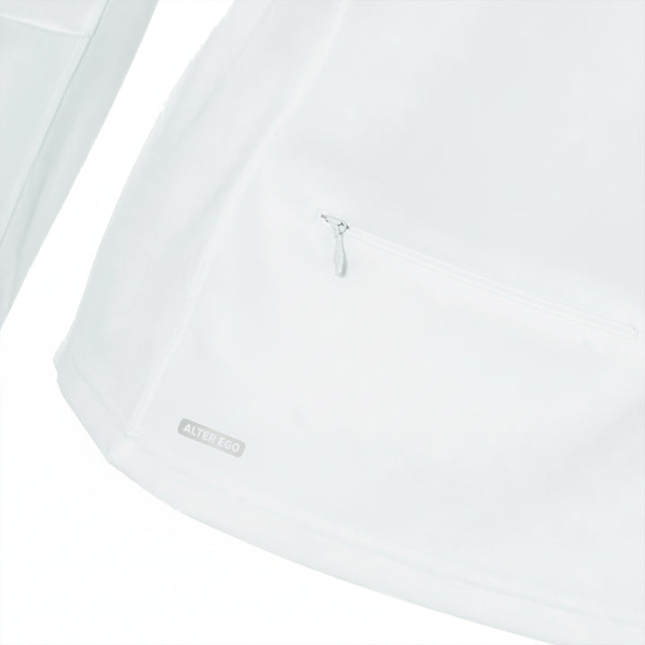 Poly-Tech Athletic Zip (Women’s) - White