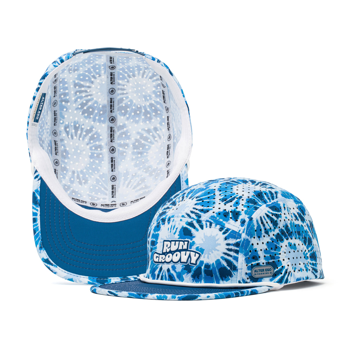 Cruiser Splash Run Groovy Blue Tie Dye