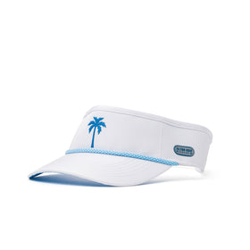 Visor Splash White Blue Palm