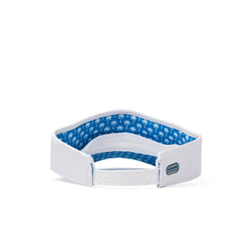 Visor Splash White Blue Palm