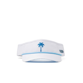 Visor Splash White Blue Palm