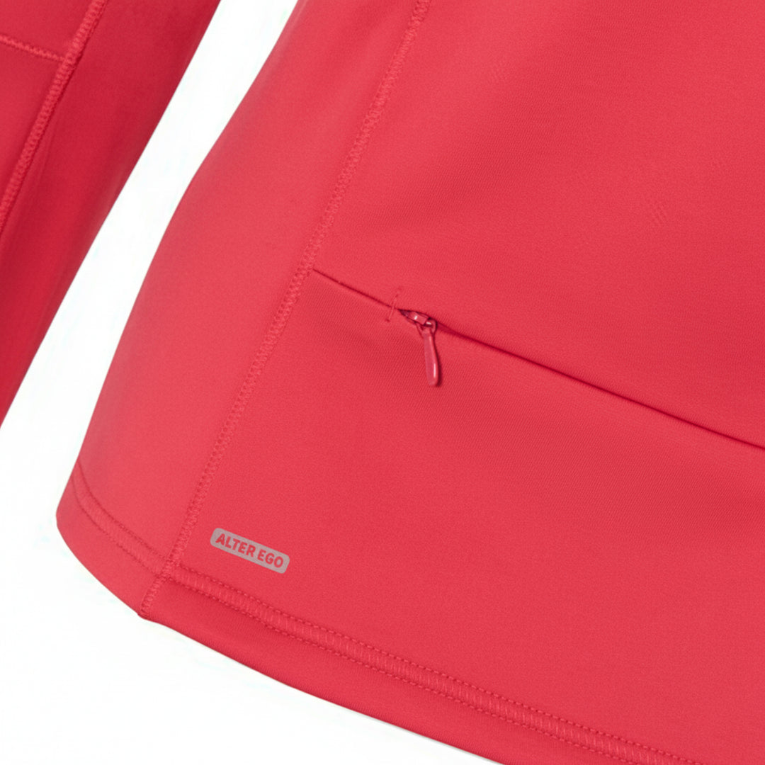 Poly-Tech Athletic Zip (Women’s) Hot Pink