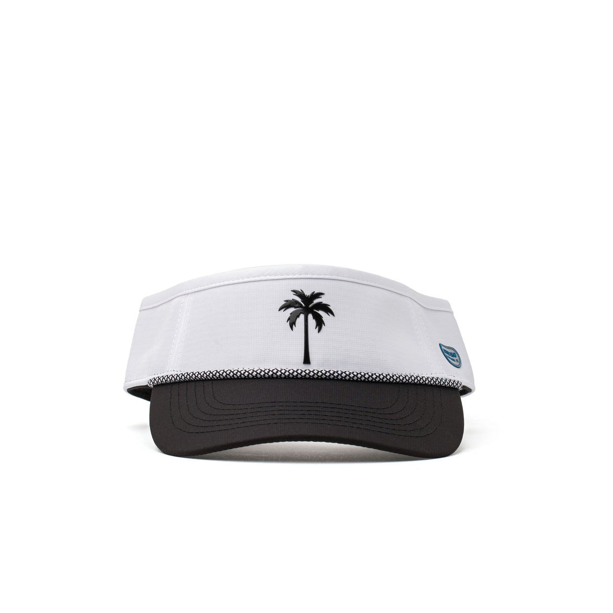 Visor Splash White Black Palm