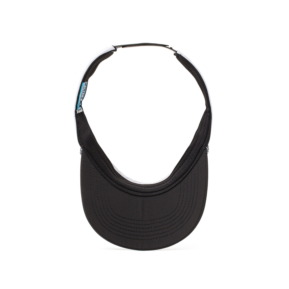 Visor Splash White Black Palm