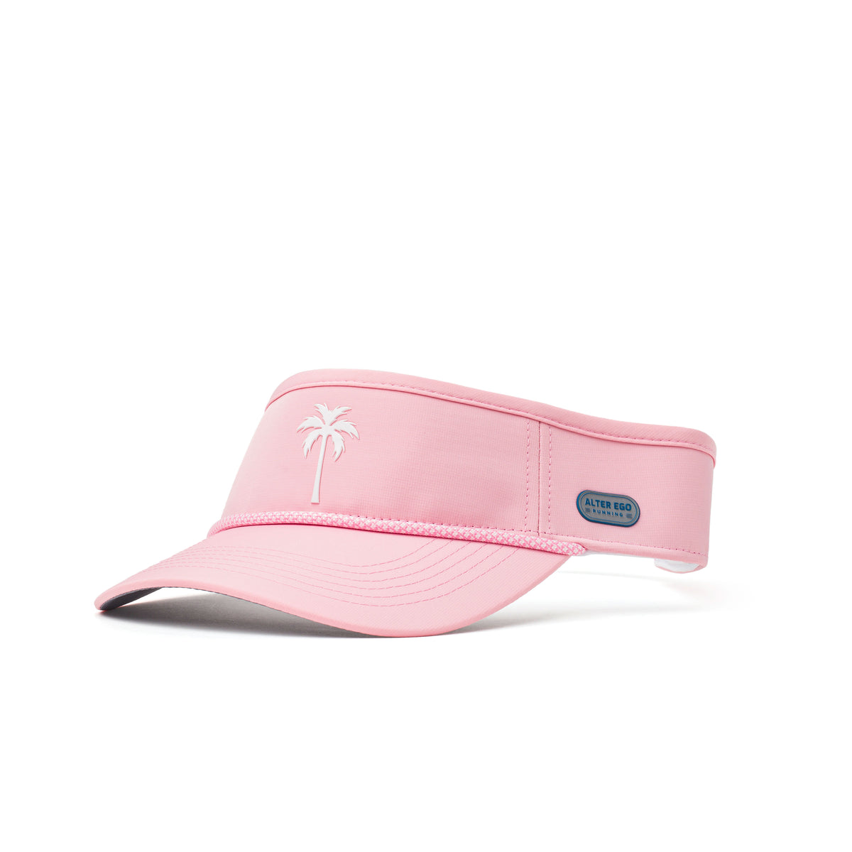 Visor Splash Pink White Palm