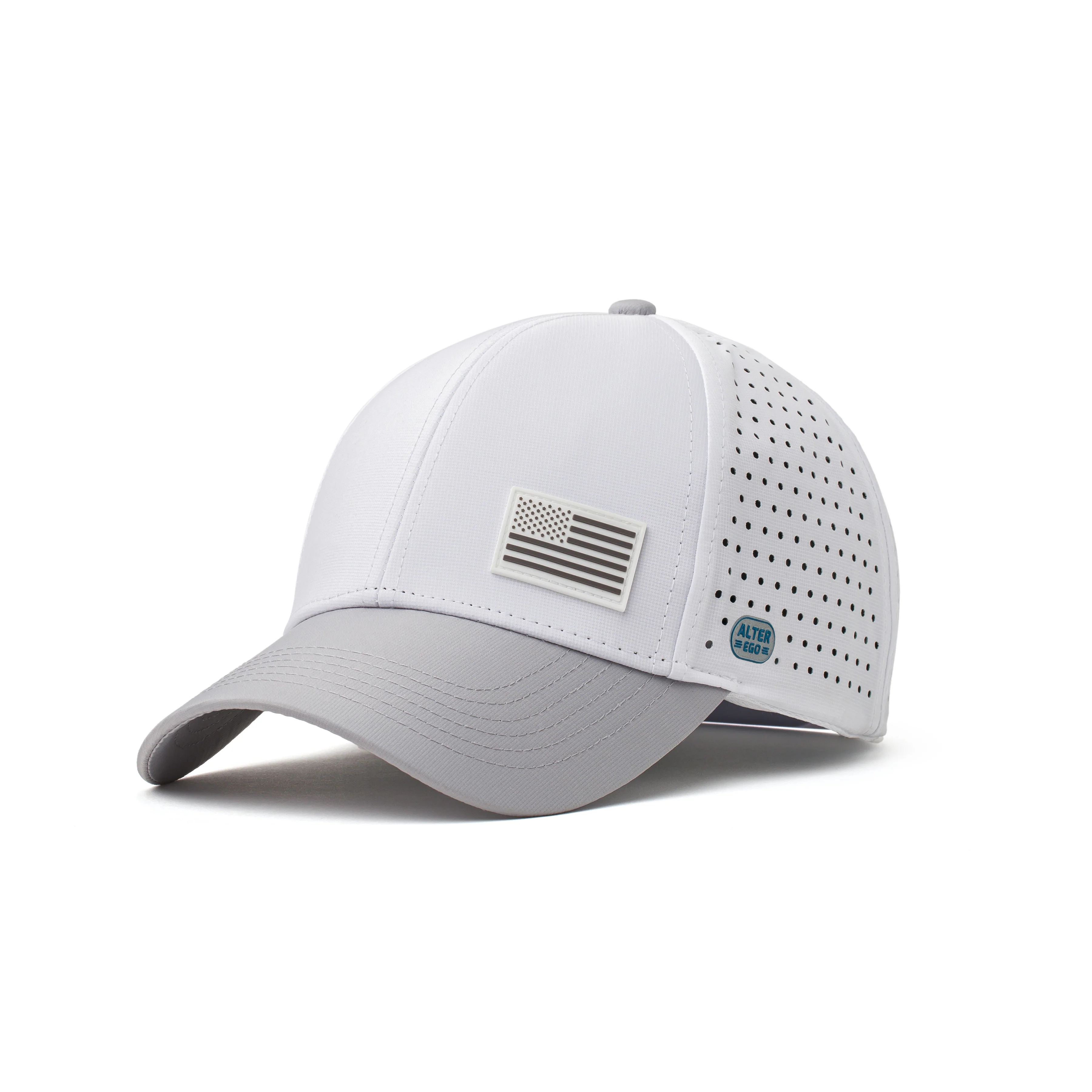 Trotter Splash White Silver Flag