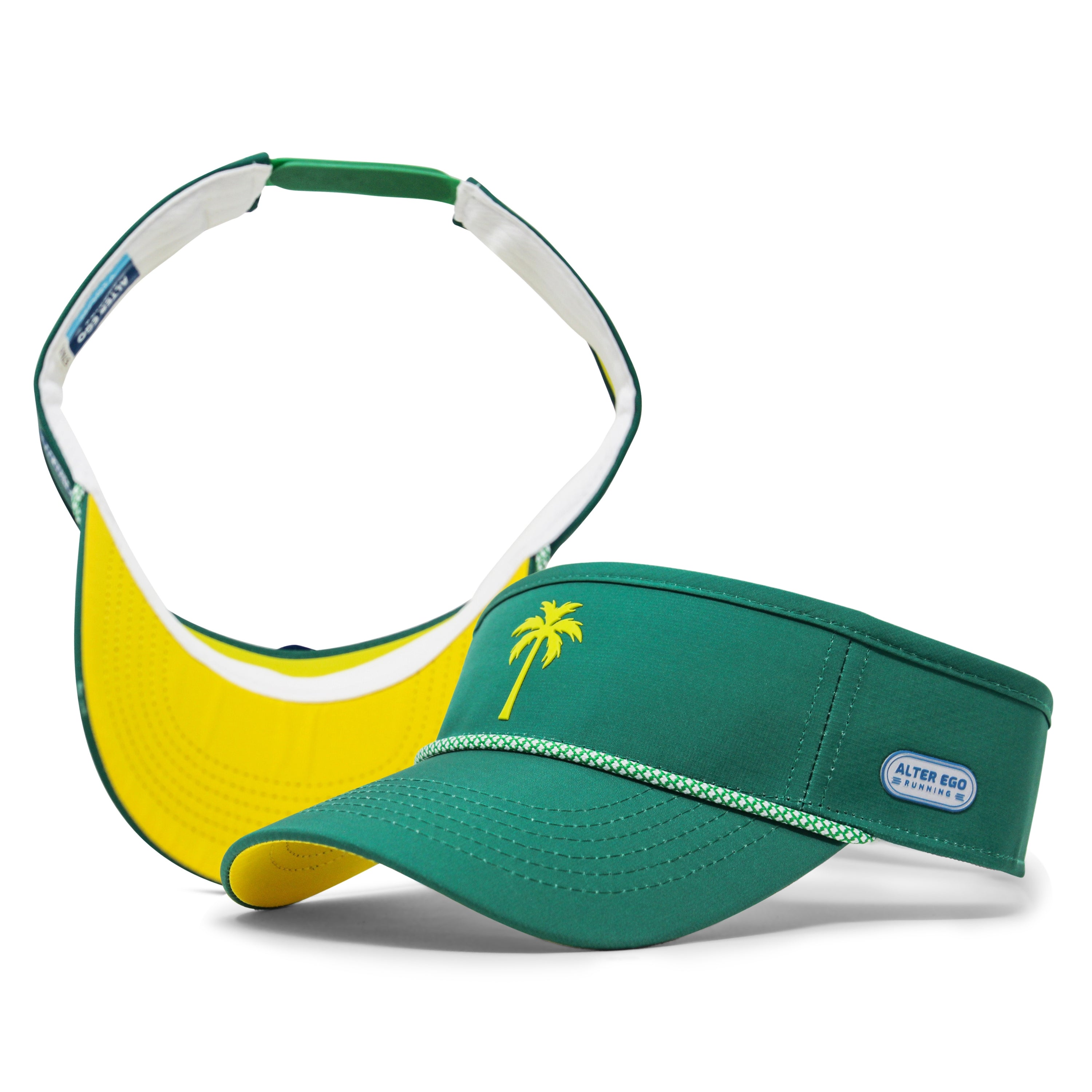 Visor Splash Green Yellow Palm