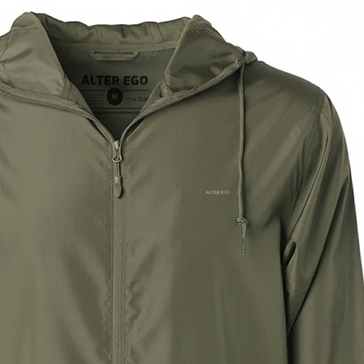 Lightweight Packable Windbreaker Forest Green