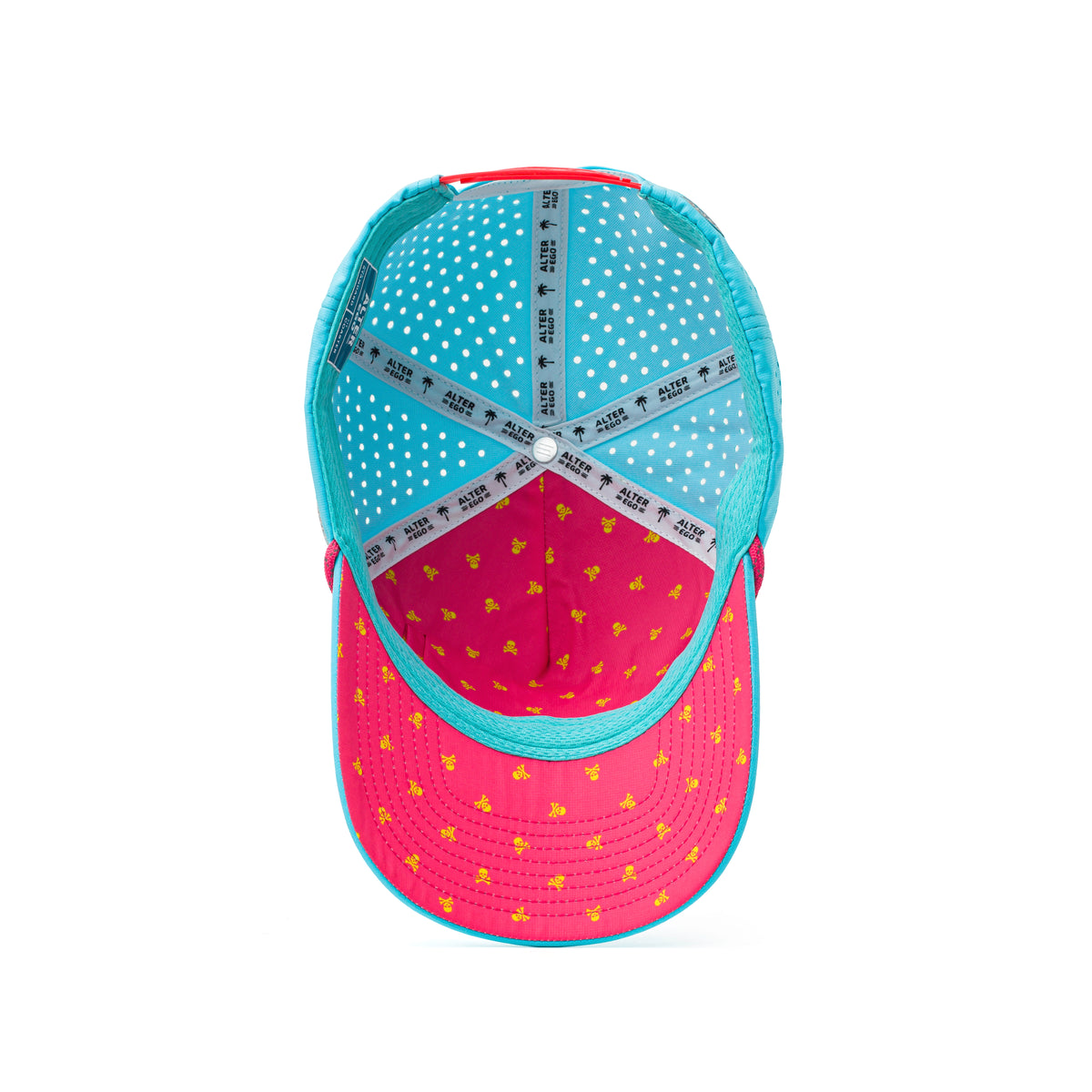 Coaster Splash Aqua Summer Running Skull