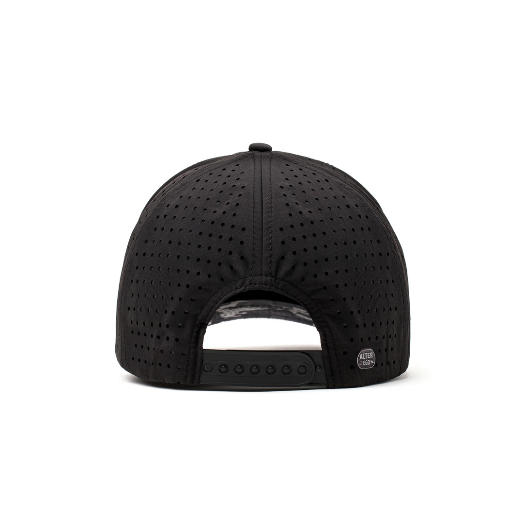 Coaster Splash Black Silver Flag