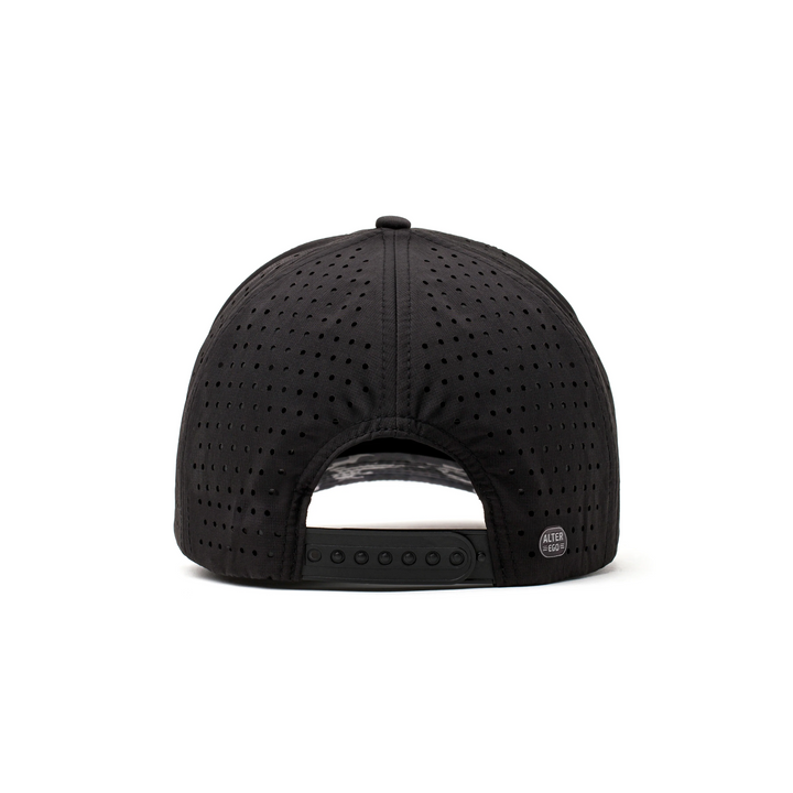 Coaster Splash Black Silver Flag