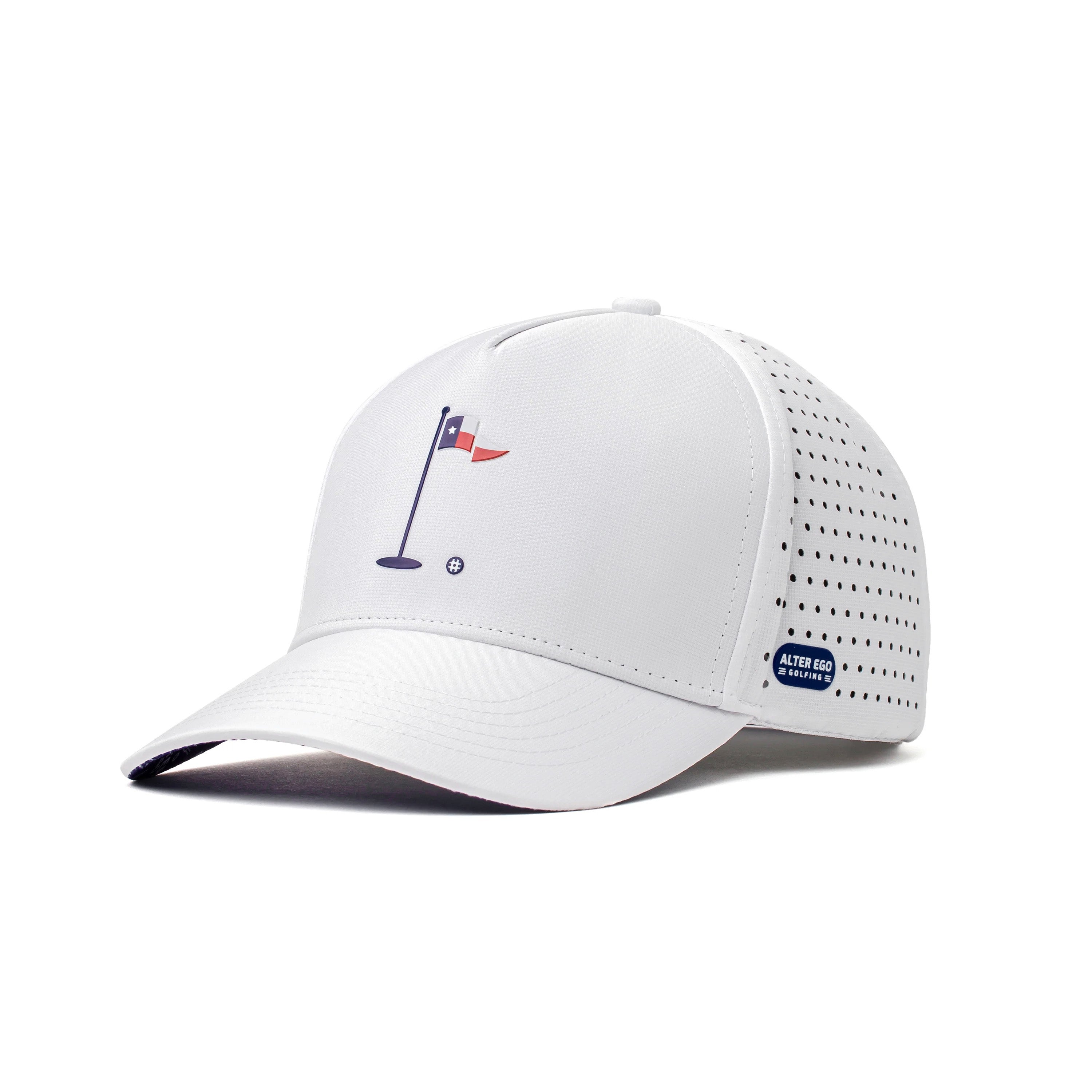 Coaster Splash White Navy Texas Flag Golf