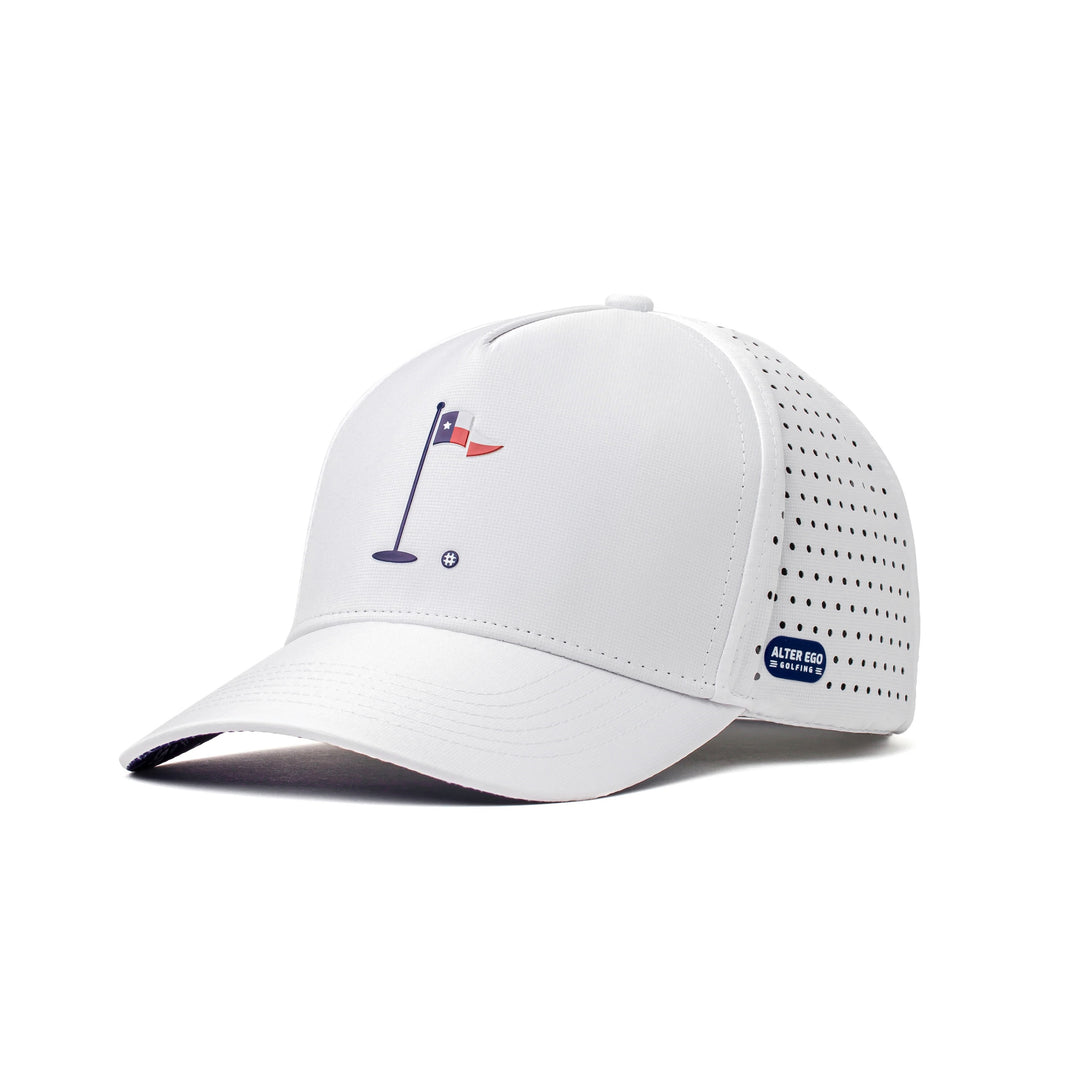 Coaster Splash White Navy Texas Flag Golf