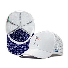 Coaster Splash White Navy Texas Flag Golf