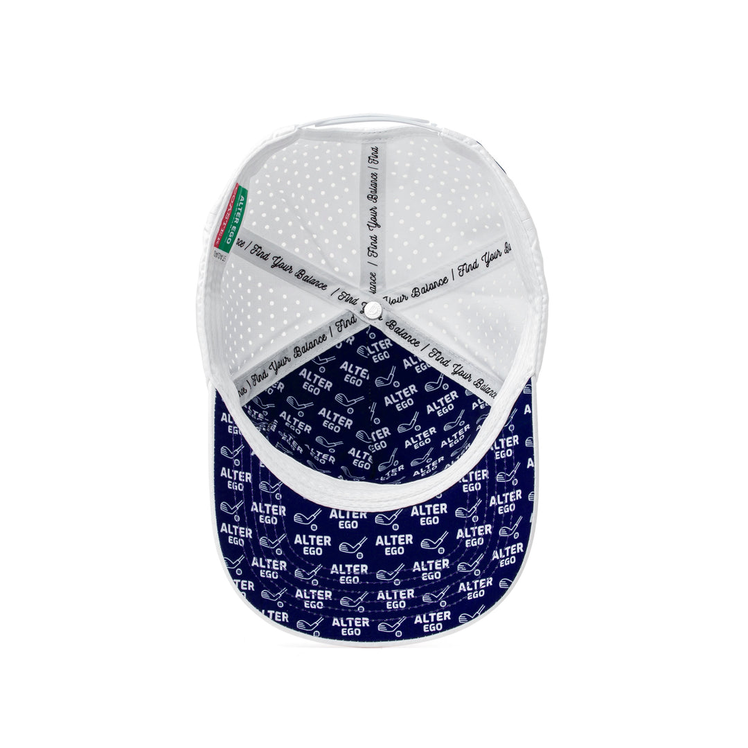 Coaster Splash White Navy Texas Flag Golf